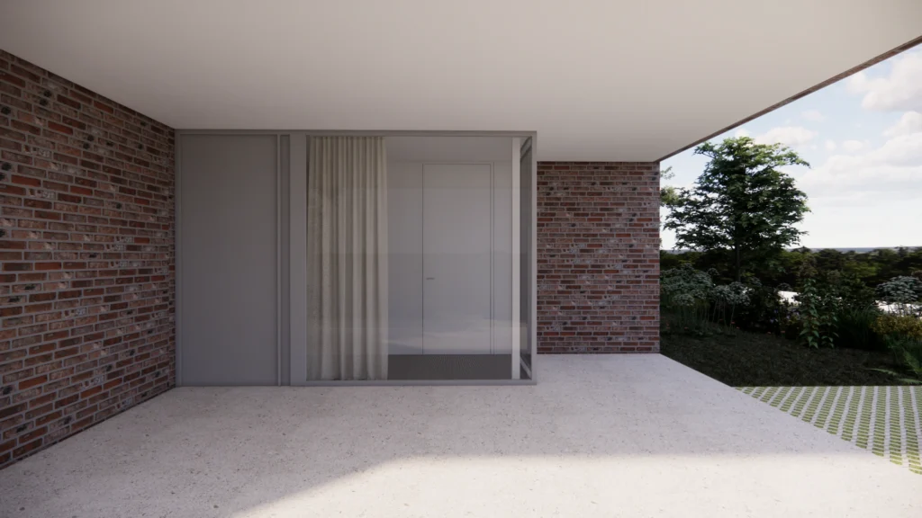 Inkomhal &mdash; woning Van Hemeldonck, Molenstede-Diest