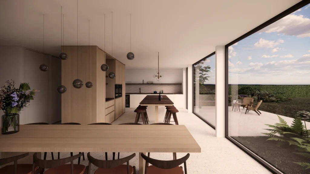 3D visualisatie keuken &mdash; woning Moons-Struyf, Nijlen