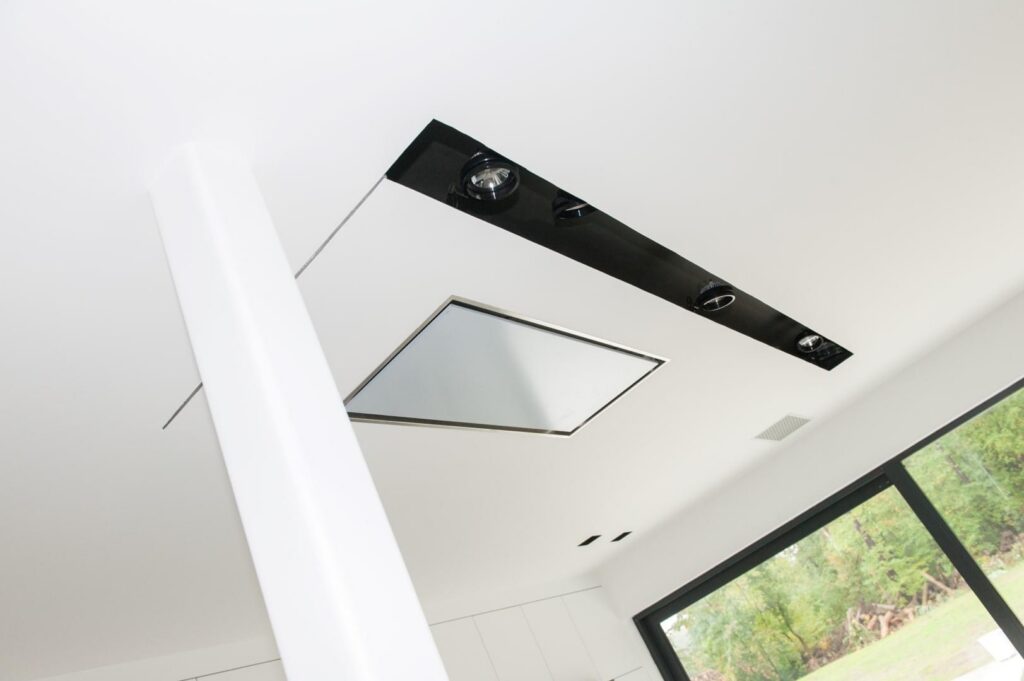 Dakvenster close-up detail &mdash; woning Dillen, Nijlen