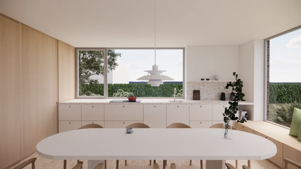Keuken &mdash; woning Van Hemeldonck, Molenstede-Diest
