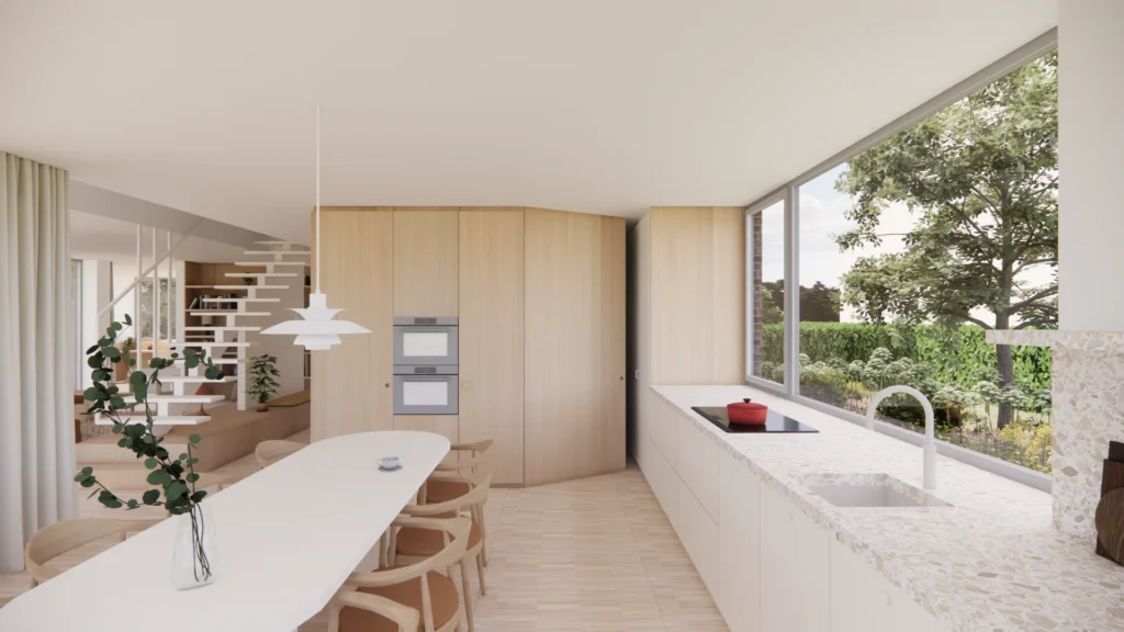 Keuken &mdash; woning Van Hemeldonck, Molenstede-Diest