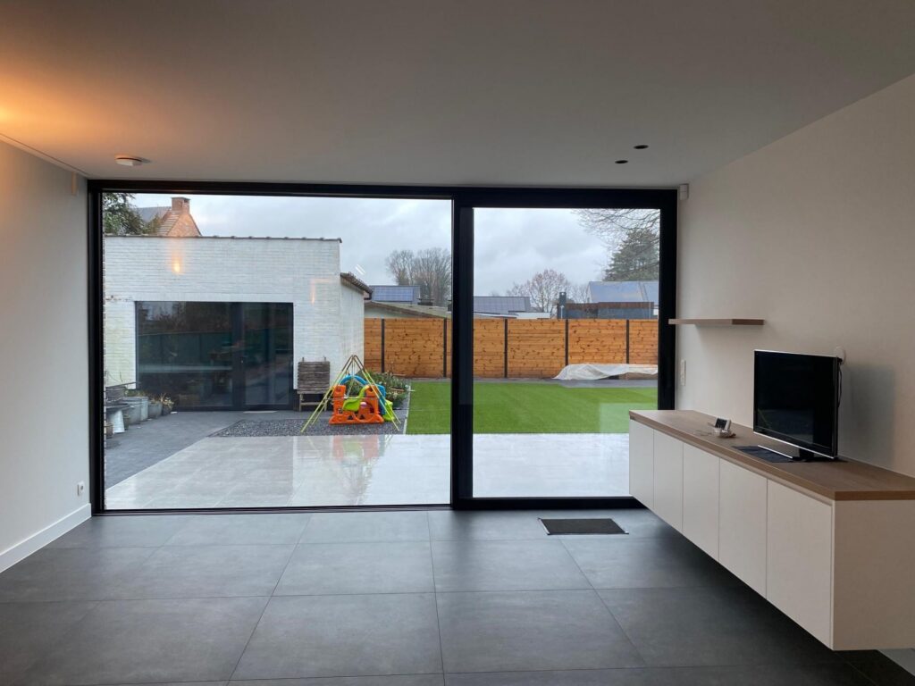 Leefruimte met tuin &mdash; woning De Kort, Kasterlee