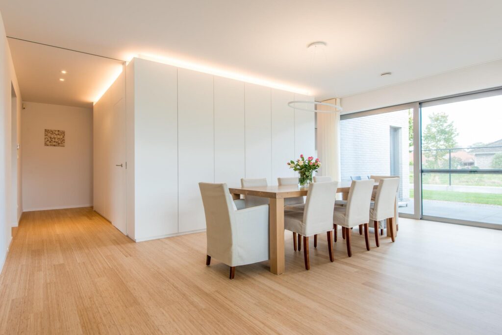 Leefruimte met veel licht &mdash; woning De Ridder, Malle