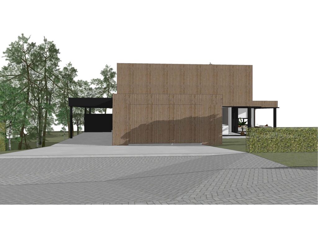 3D-render &mdash; woning Van Lommel, Kasterlee-Lichtaart