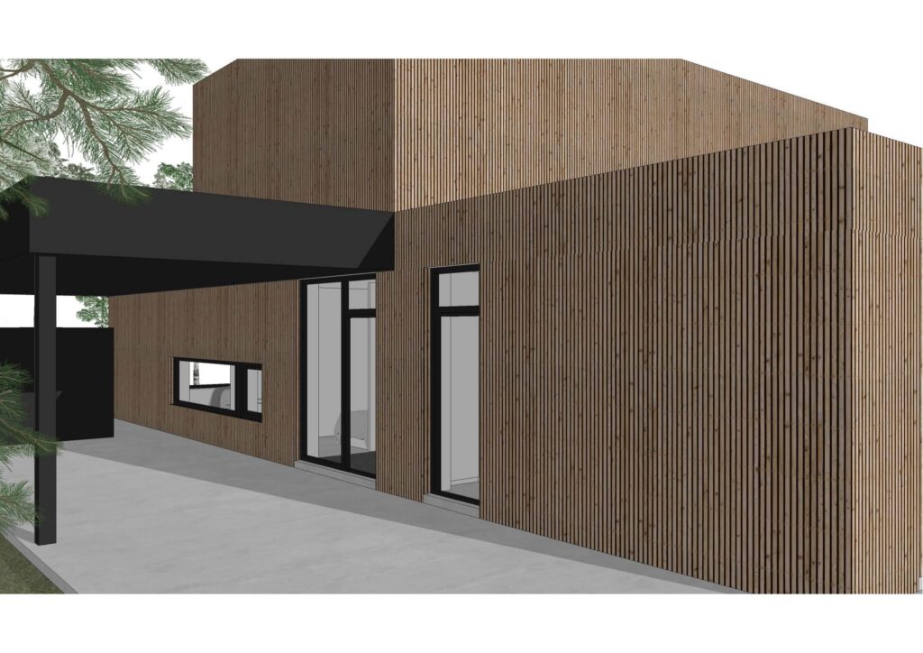 3D-render &mdash; woning Van Lommel, Kasterlee-Lichtaart