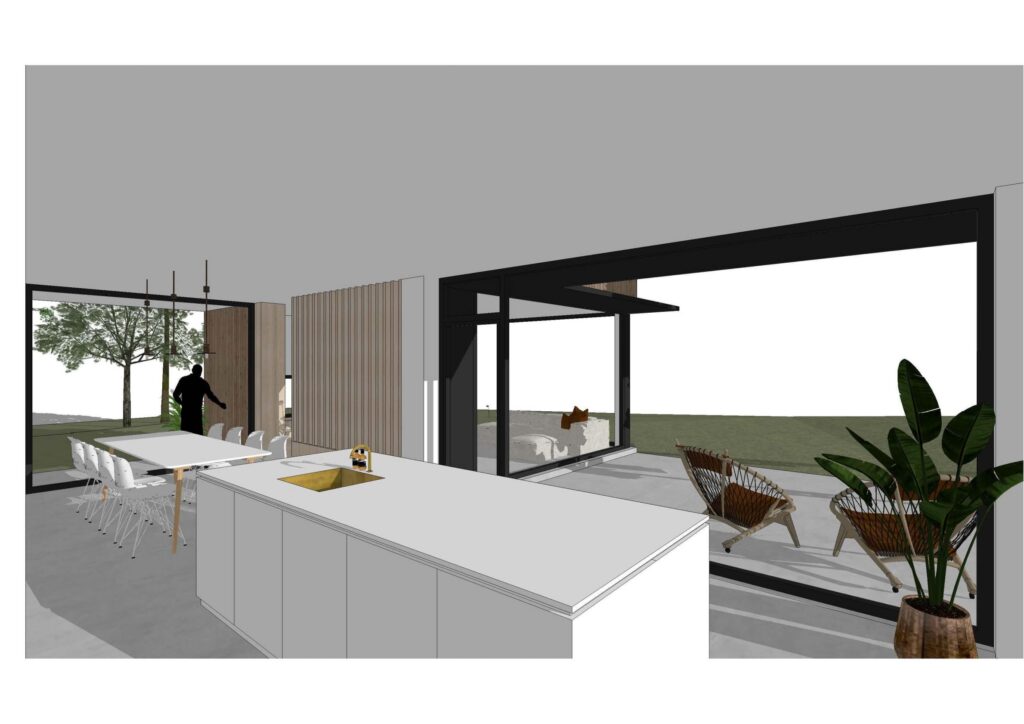 3D-render &mdash; woning Van Lommel, Kasterlee-Lichtaart