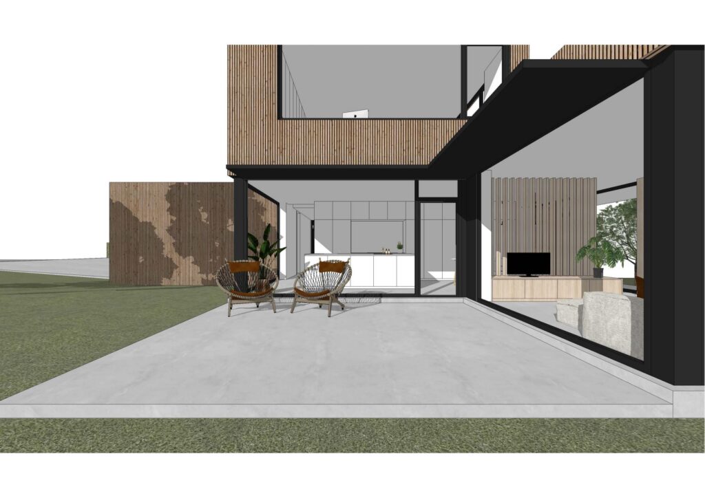 3D-render &mdash; woning Van Lommel, Kasterlee-Lichtaart