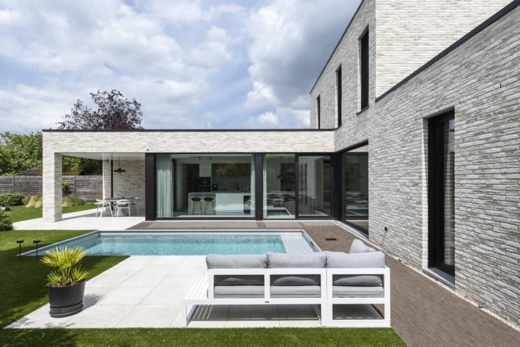 Terras &mdash; woning Van Praet, Bornem