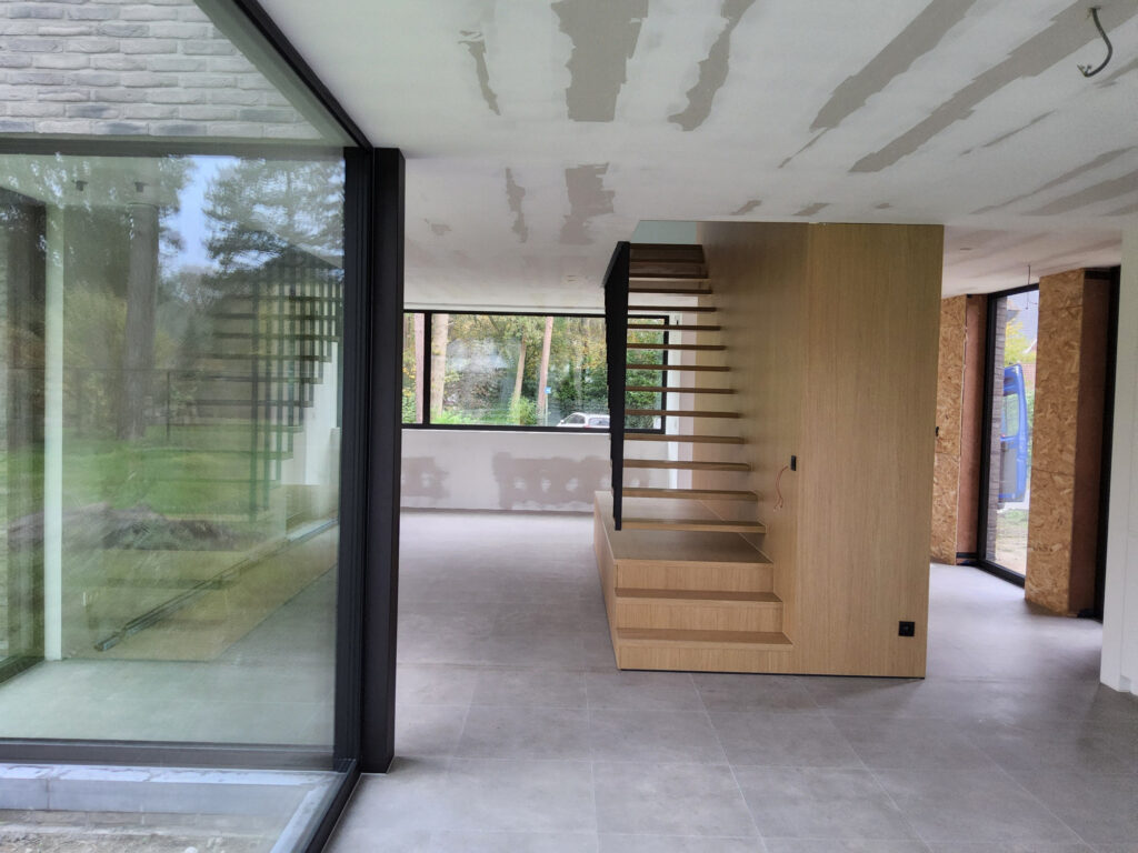 Trap detail &mdash; woning Vander Henst, Boortmeerbeek