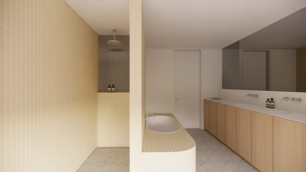 Badkamer &mdash; woning Van Hemeldonck, Molenstede-Diest