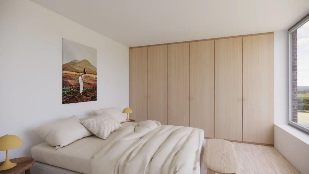 Slaapkamer &mdash; woning Van Hemeldonck, Molenstede-Diest