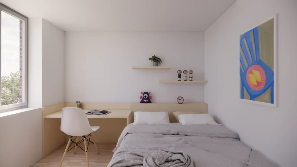 Kinderkamer &mdash; woning Van Hemeldonck, Molenstede-Diest