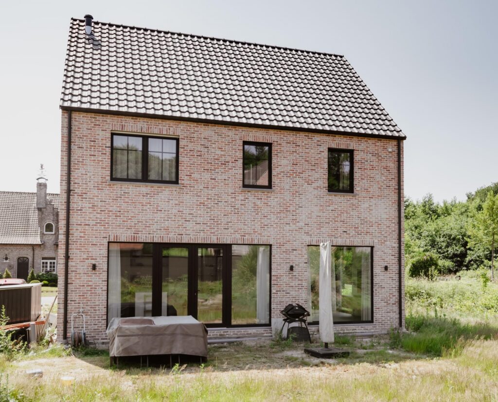 Achtergevel &mdash; woning Van der Veken-Broux, Lille