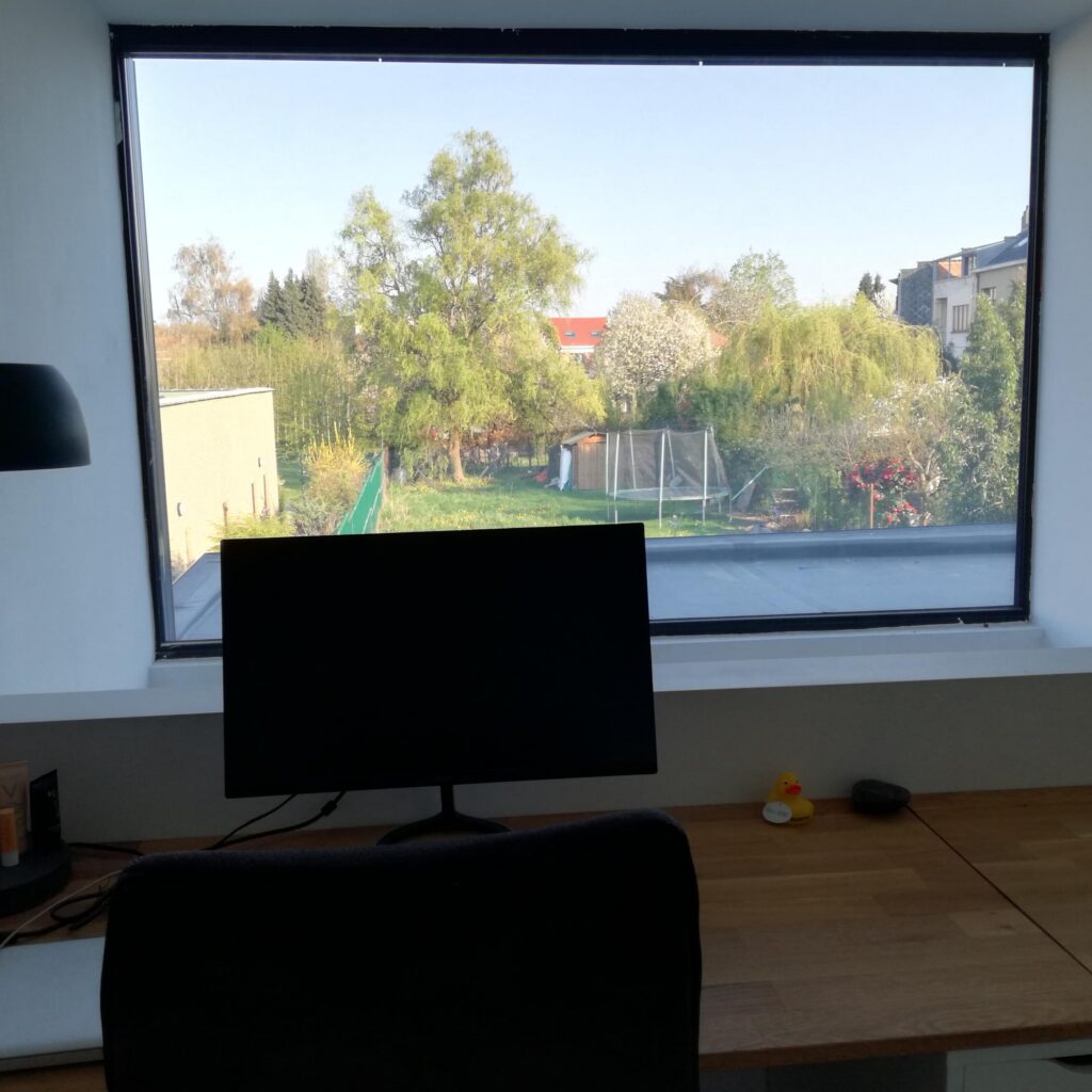 Leefruimte/tv-hoek &mdash; woning Greefmans, Vilvoorde