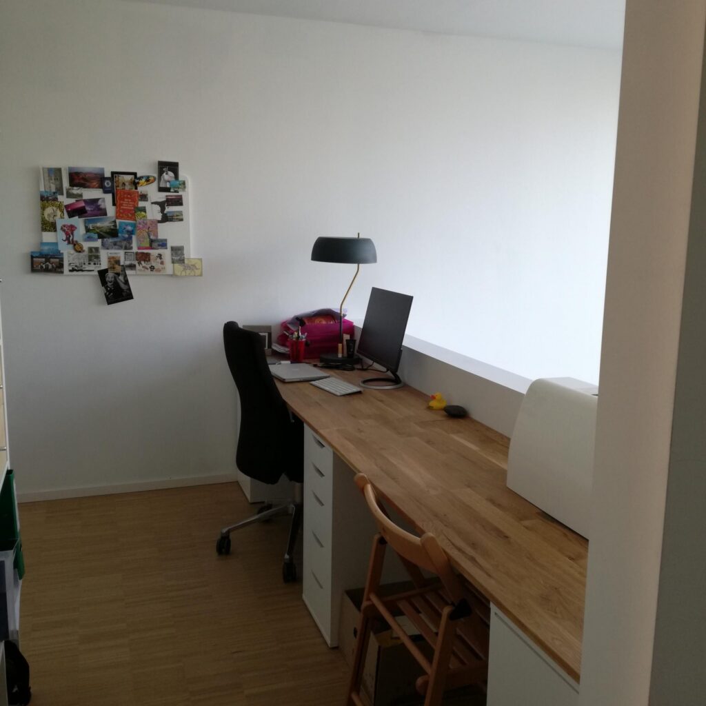 Leefruimte en werkplek &mdash; woning Greefmans, Vilvoorde
