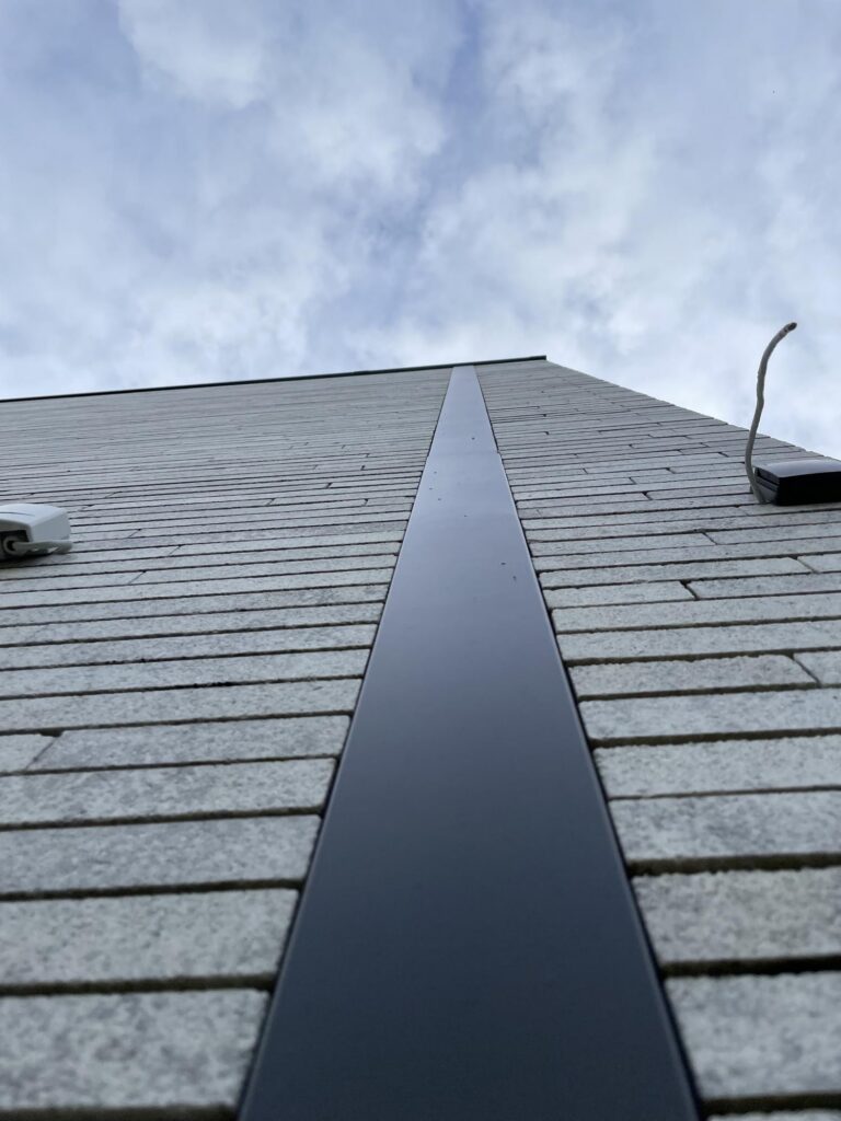 Exterieur dak detail &mdash; woning Vaes, Beerse