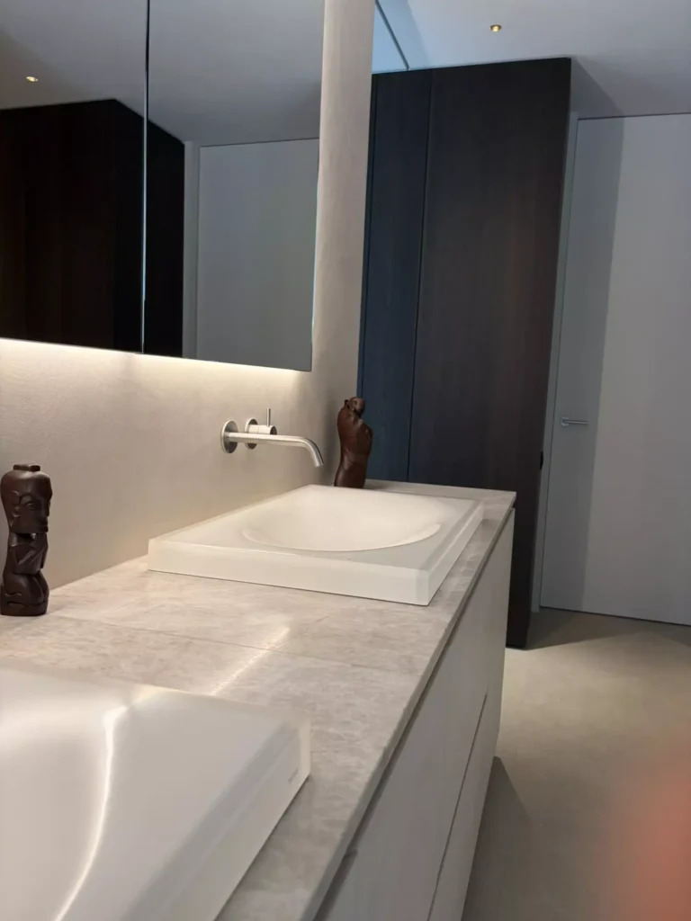 Vrijstaand bad detail &mdash; woning Boons, Wuustwezel