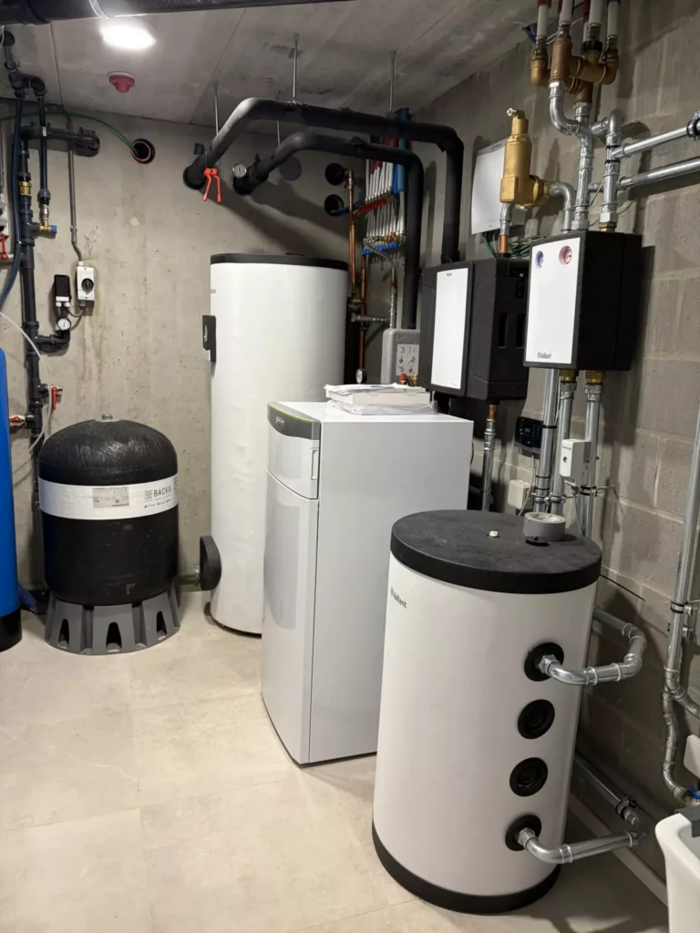 Warmtepomp installatie &mdash; woning Boons, Wuustwezel