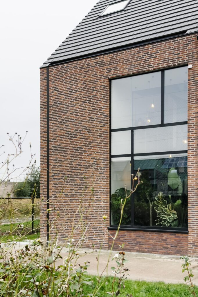 Exterieur geveldeel detail &mdash; woning Decan-Baeten, Zwijndrecht