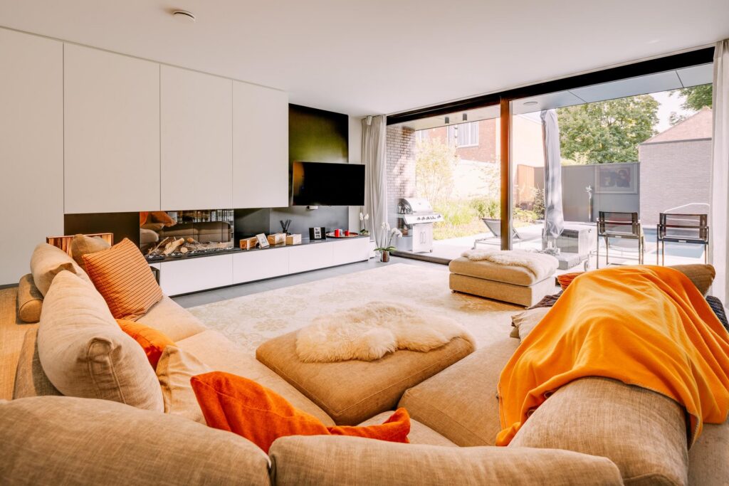 Woonkamer &mdash; woning Mevrouw Smit, Vosselaar