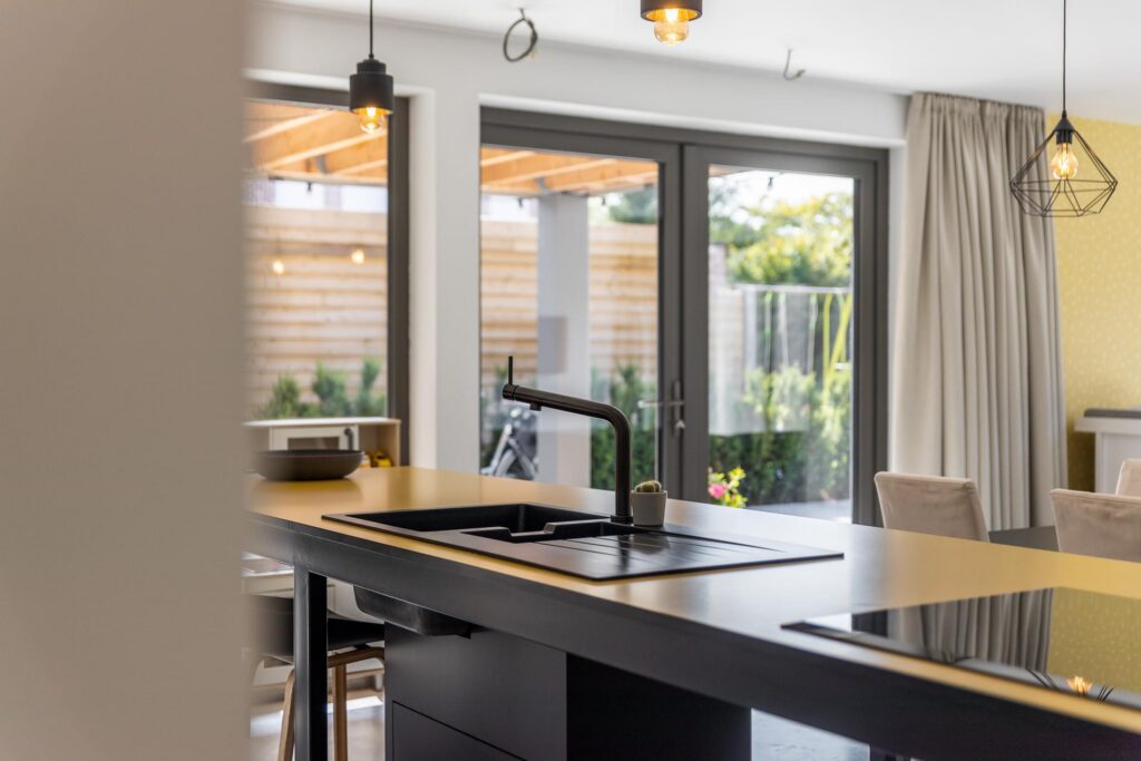 Keuken en eethoek &mdash; woning De Buyser, Willebroek