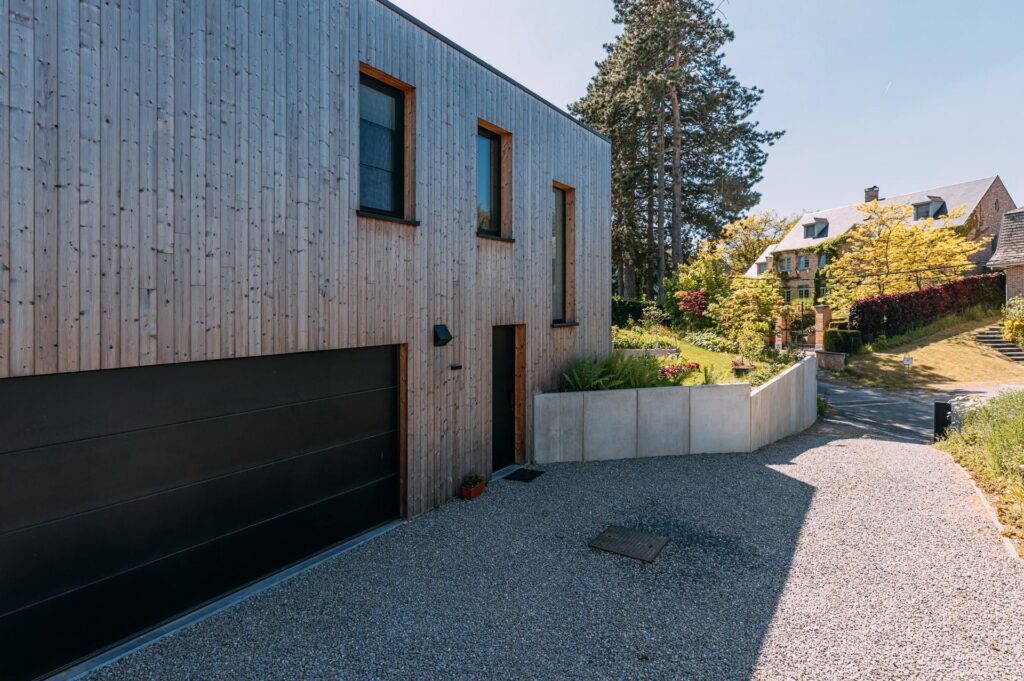 Exterieur zijgevel &mdash; woning Sorano, Tervuren