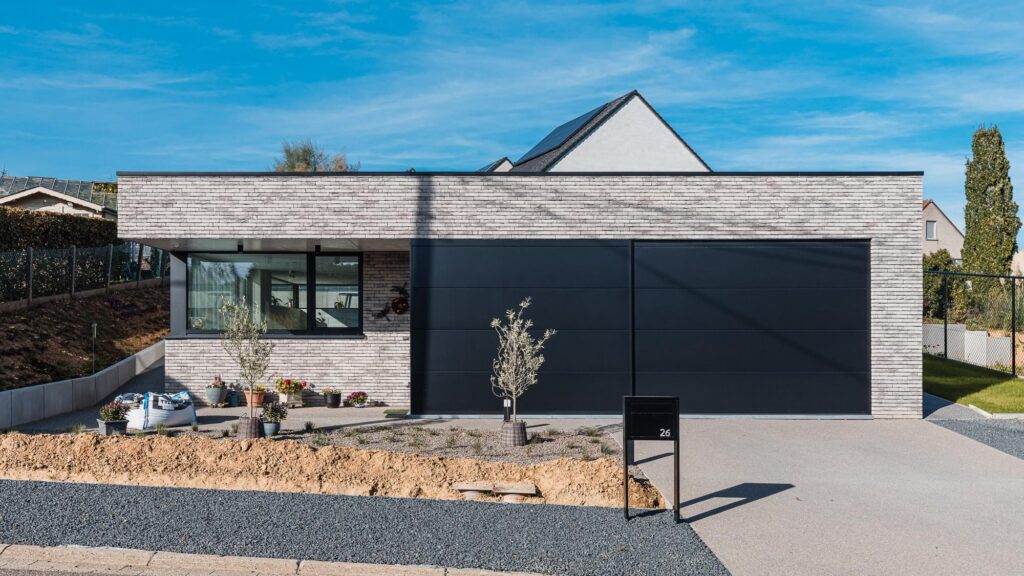 Betonnen gewelf detail &mdash; woning Cox, Dilsen-Stokkem