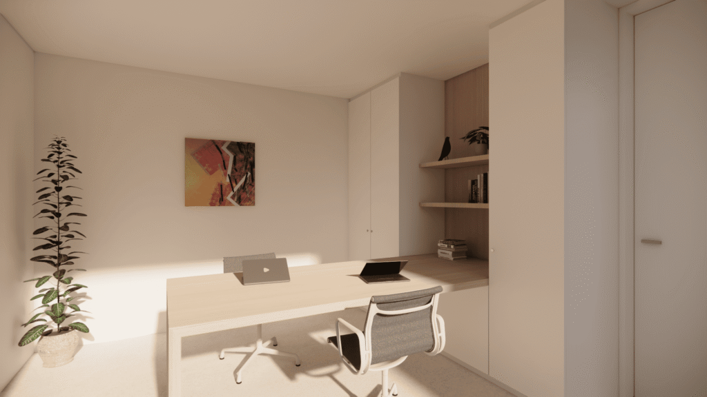 3D-render bureau &mdash; woning Verschueren-Gillis, Wuustwezel